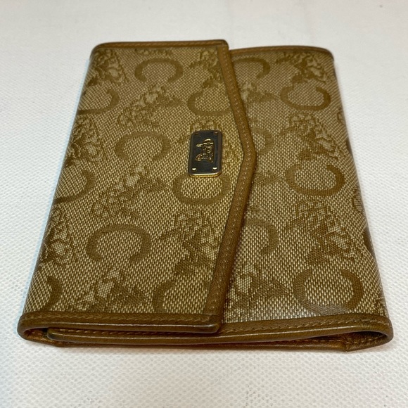 Celine PVC Brown Signature Wallet - Picture 5 of 10